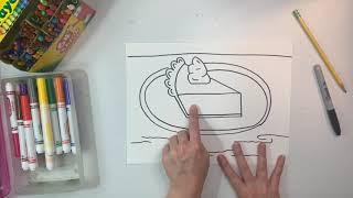 How to draw a slice of pie