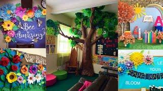 Classroom Decoration Ideas || Paper Art || School Decoration Ideas || DIY Craft ideas