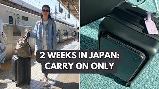 PACKING LIGHT: Minimal Travel Capsule for Two Weeks in Japan in a Carry-on Only