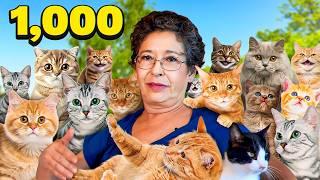 This Woman Shares Her Home With Over 1,000 Cats - Animal Documentary