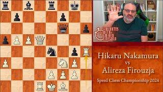 5 Minutes with GM Ben Finegold: Nakamura vs Firouzja, Speed Chess Championship 2024