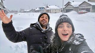 Biggest Snow storm in Canada | 40 cm of SNOW ️