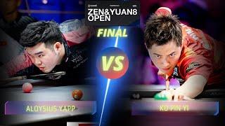 ALOYSIUS YAPP VS KO PIN YI | FINAL | 2024 ZEN&YUAN8 OPEN 2 #9ballpool #highlights