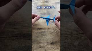 HOW TO MAKE PAPER JET PLANE ORIGAMI EASY STEP BY STEP | DIY PLANE ORIGAMI TUTORIAL JET CRAFTS