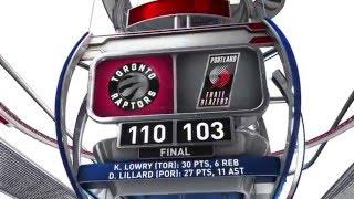 Toronto Raptors vs Portland Trail Blazers - February 4, 2016