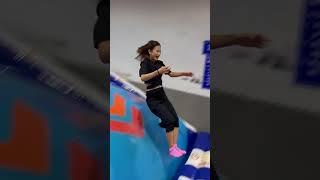 trampoline park fun vlog #shorts #vlog