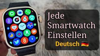 Smart Uhr Einstellen (Deutsch) | Jede Chinesische Smartwatch Verbinden