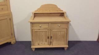 Antique Cupboard with Washstand - Pinefinders Old Pine Furniture Warehouse