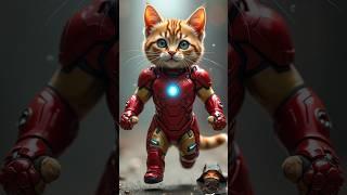 "Marvel Cats Assemble: Adorable Felines as Superheroes!" #marvel #ai #cat #shorts #superheroesascat