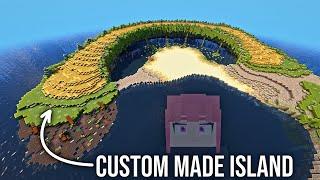 Using Axiom to make an AMAZING Custom Island in Minecraft!