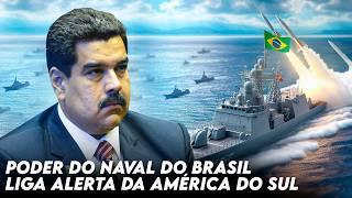 MONOBRA MILITAR: Nicolás Maduro se assusta com o PODER NAVAL do Brasil (Felipe Dideus)