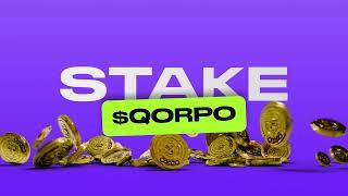 $QORPO TOKEN STAKING - GET ALL THE BENEFITS!