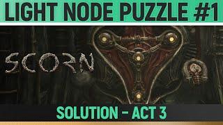 Scorn - Act 3 - Yellow Light Node Puzzle 1 Solution