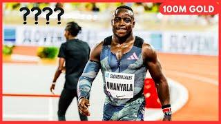 FERDINAND OMANYALA LOSE  Joskolauf Meeting 100M in AUSTRIA.