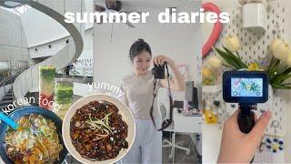 SUMMER DIARIES | girls trip, slice of life, productive study, trying out YUMMY food