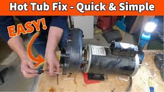 Hot Tub Spa Pump Motor Rebuild