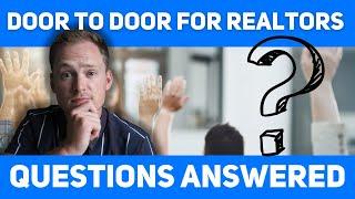 Door Knocking For Realtors: LIVE Q&A