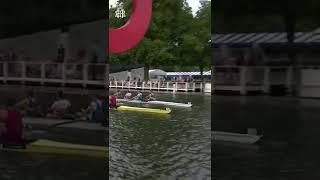 Drama at the end of Henley Royal Regatta Day 2 as two crews clash at the finish line #SHORTS