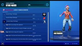 STARWARS FORTNITE CHALLENGES STAGE 1 CHALLENGES EXPLAINED AND HOW TO UNLOCK THE OTHER STAGES