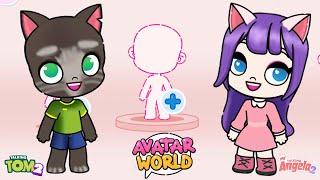 My Talking Angela 2 and My Talking tom 2 In Avatar World