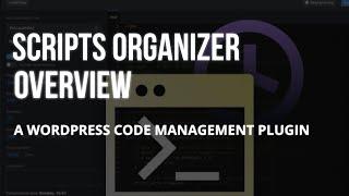 Scripts Organizer Overview: A Code Snippets Management Plugin for WordPress | SyncWin Tools
