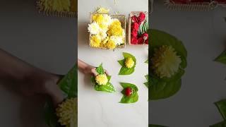 Pooja decoration | Betel Leaf Thoran Decoration |Thomalapaku decoration #trending #ytshorts #shorts