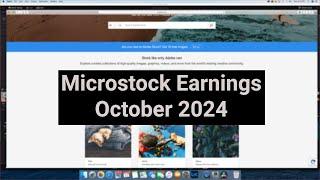 Stock Photography | October 2024 Microstock Earnings  #microstock