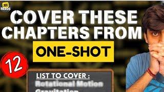 Chapters to do from One Shots| Class 12| JEE 2026 | JEE 2027 | JEE Advanced | IIT Bombay