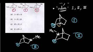 Q)98 ‖ Reactivity Order of N- Norbornyl Systems in Acidic Medium ‖ PYQ