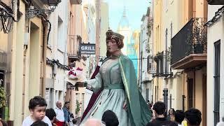 70è aniversari dels Gegants de Sant Feliu de Guíxols · Passada dels gegants antics (16/06/2024)