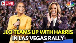 LIVE: Jennifer Lopez Campaigns With Kamala Harris at Las Vegas Rally for Latino Votes | Mana | N18G