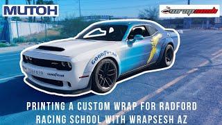 MUTOH's XpertJet 1682SR Pro Prints Custom Wrap for Upcoming Race with Wrapsesh AZ!