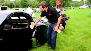 Detailing 1937 Bugatti Best of Show winner - 2015 Keeneland Concours d'Elegance