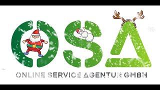 Frohe Weihnachten - wünscht die OSA Online Service Agentur GmbH