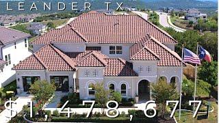 INSIDE $2,000,000 MEDITERRANEAN TOLL BROTHER HOME IN LEANDER - TEXAS LUXURY HOMES