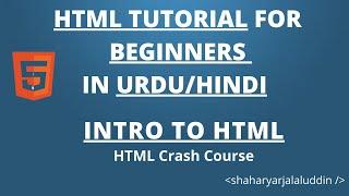 HTML tutorial - 01 - Intro to HTML, Html tags