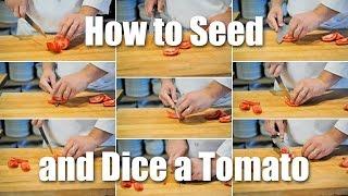 How To Seed & Dice A Tomato