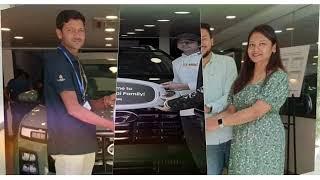 Witness the joy as we hand over the keys to their brand-new Hyundai at Lakshmi Hyundai