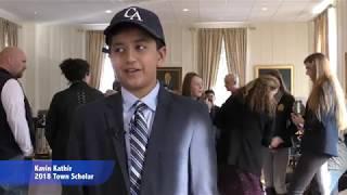 Kavin Kathir honored as Cheshire Academy's 2018 Town Scholar