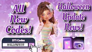 ALL NEW DRESS TO IMPRESS CODES!! | NEW HALLOWEEN UPDATE NEWS & MORE! 