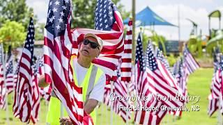 Colonial Flag Foundation Field of Flag Fundraisers for Rotary International