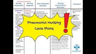 Pneumonia Nursing Diagnosis and Nursing Care Plans