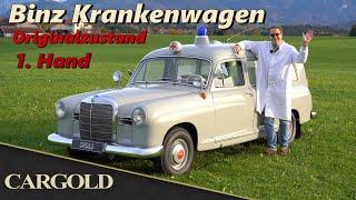 Mercedes 190D Binz Krankenwagen, 1961, 50 Jahre eingelagert, Unberührter Originalzustand