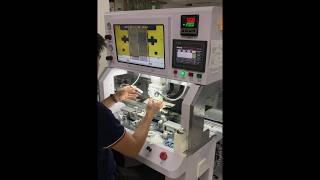 Manual Cof bonding machine operation process / mesin bonding cof lcd led tv repair/ acf bonding