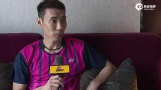 An interview with Lee Chong Wei for the Chinese reality TV called "Yes! Coach".