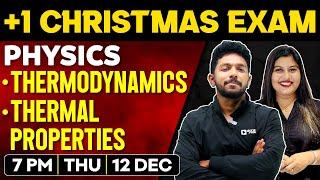 +1 Physics , Biology And CS Christmas Exam Study Plan + Physics Live