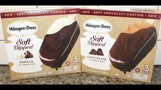 Häagen-Dazs Soft Dipped Ice Cream Bars: Vanilla & Chocolate Review