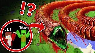 JJ and Mikey Found Longest Circular Bloody Work near the Village in Minecraft - Maizen?!