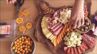 How to Assemble a Grazing/ Charcuterie Platter (Trader Joe's Goods Only!)