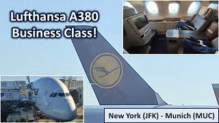 Flying on a Lufthansa Airbus A380 fresh out of storage! | New York (JFK) - Munich (MUC)